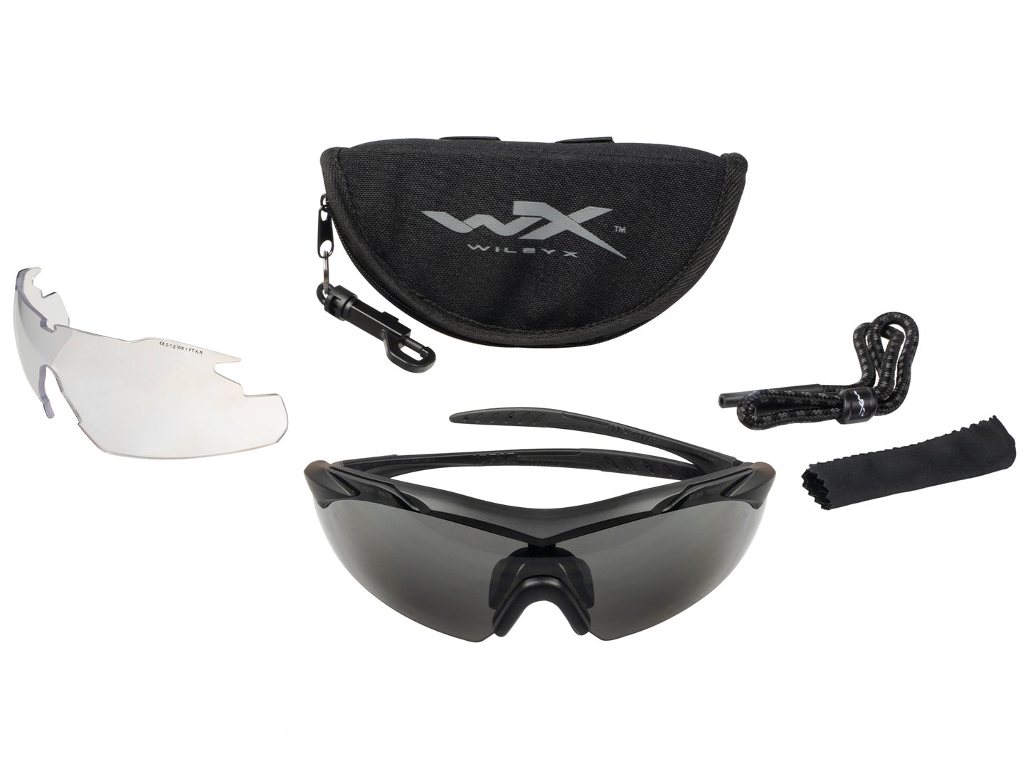 WILEY X OCCHIALE BALISTICO MOD. VAPOR CON MONTATURA NERA